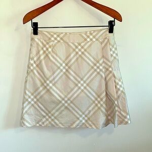 𝅺burberry Golf Plaid Tennis Skort